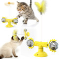 Shop new cat planet 360 degree rotating windmill funny cat stick cat toy